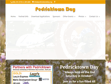 Tablet Screenshot of pedricktownday.org